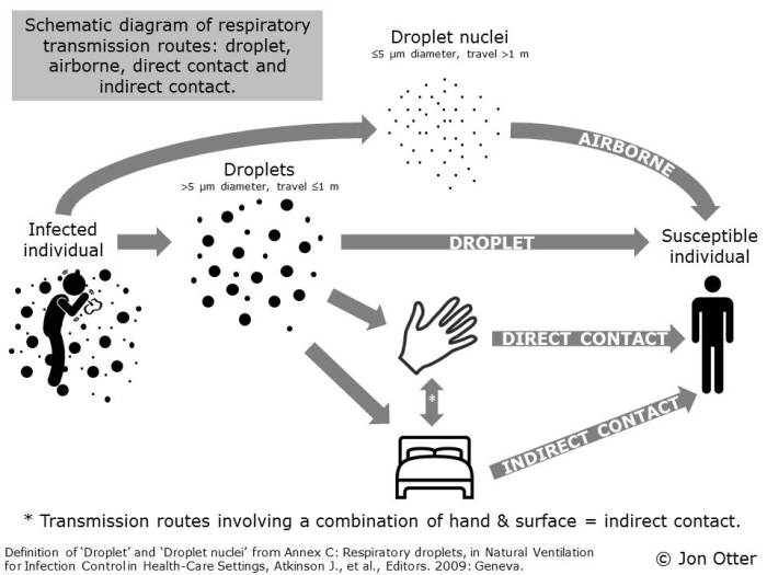 Droplet airborne direct and indirect contact figure_final